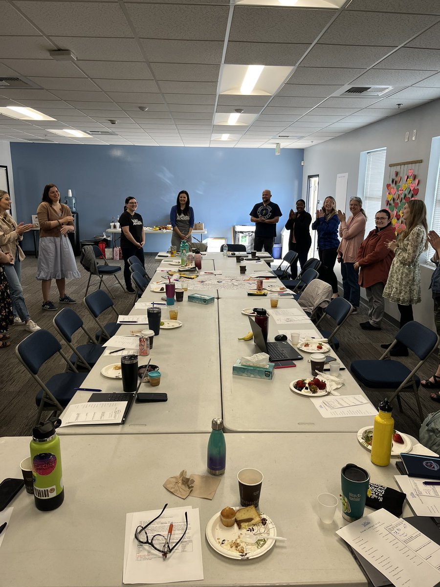 TJJones71's tweet photo. GCC Virtual Academy staff enjoyed a wonderful day of collaboration and team building today. We rounded out this amazing PD day with a CCCS all staff get together. #gcc_charters #gccvirtualacademy 
#gccstrong #WeRise https://t.co/uv3aEIUZlW