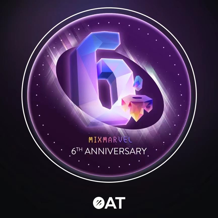 🥳 To celebrate our 6th Anniversary, MixMarvel is releasing exclusive #OAT!

▶️ Claim your OAT here: galxe.com/MixMarvel/camp… 

*Holding this OAT will grant you privileges in future campaigns held by MixMarvel.
  
🚨Make sure you get one NOW!   
#MixMarvel6Years #Airdrop