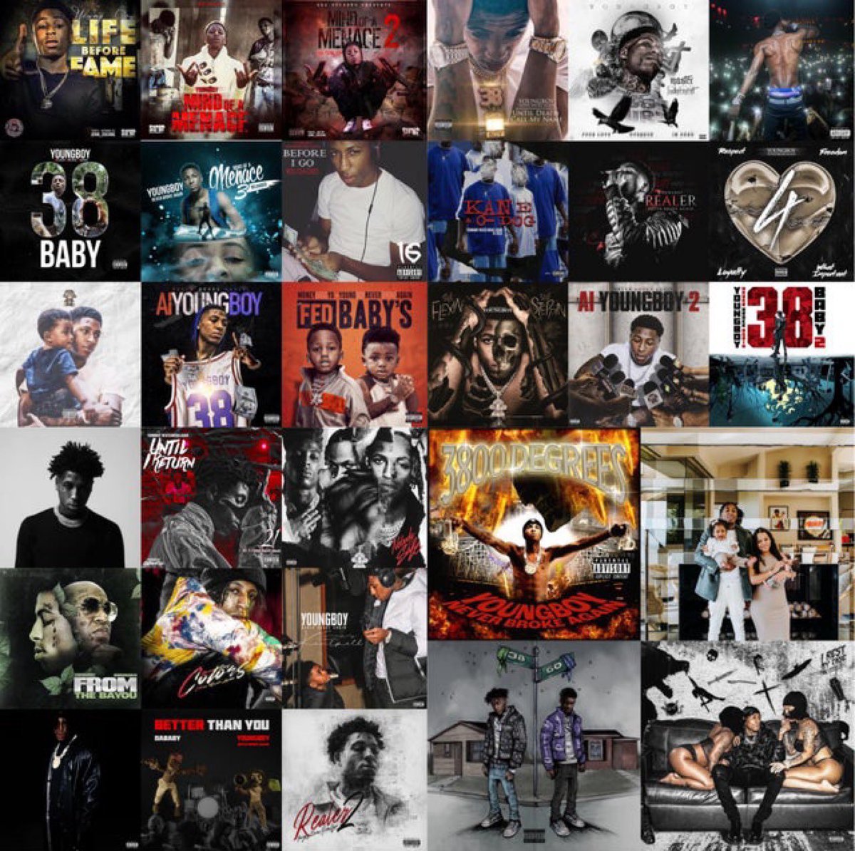 Its safe to say NBA YoungBoy carried this generation of music 🐐