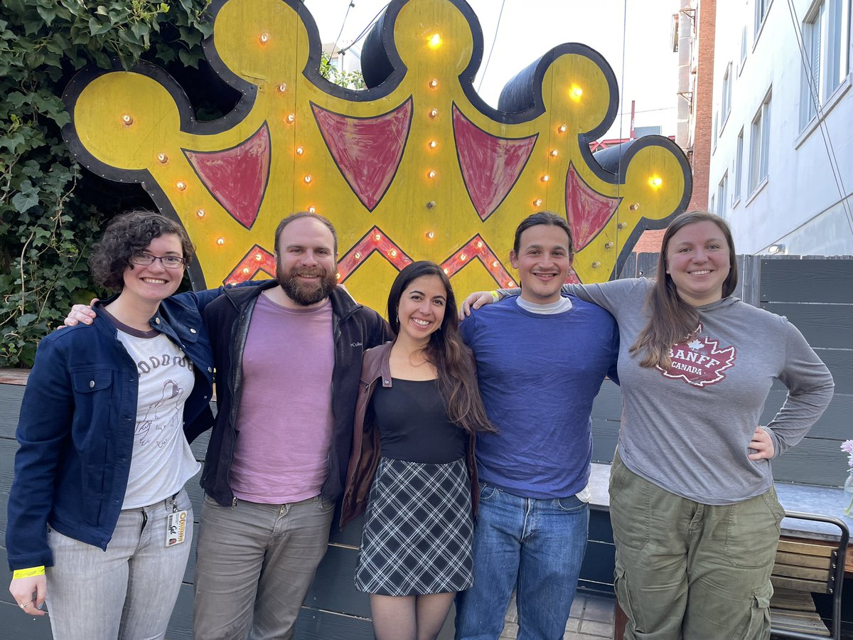 Congratulations to <a href="/DebrayReena/">Reena Debray</a> on a phenomenal and bar-setting finishing talk!! I’m sad and happy you’re moving on to greener pastures, but also overwhelmingly proud we are part of the best cohort this side of the Mississippi. <a href="/ErinPerson2/">Erin Person</a> <a href="/TannerPaleo/">Tanner Frank</a> <a href="/KMagoulick/">Kat Magoulick</a> <a href="/berkeleyIB/">UC Berkeley IB</a>