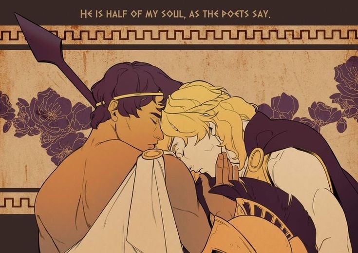 devs_il's tweet photo. We really owe Madeline Miller and Hades a great deal for bringing Achilles and Patroclus as the lovers they were into the modern pop zeitgeist. https://t.co/3MHLa1ihwP