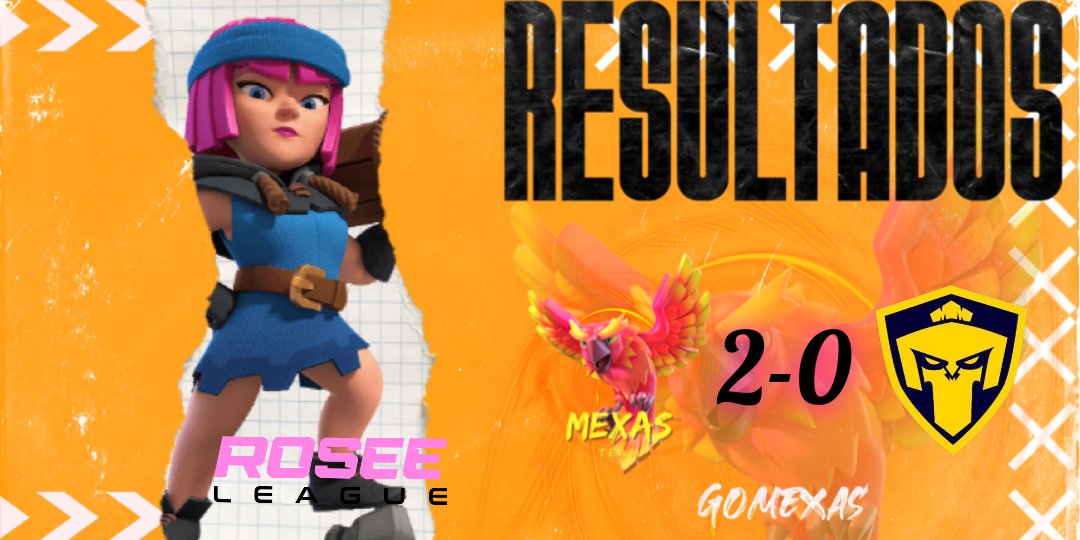 Terminando el día con una victoria para iniciar la liga con el pie derecho, vamos Mexas 💪💪

🏆 <a href="/RoseeLeague/">Rosee League 🌷</a>
🆚 <a href="/EstadioQuesito/">Estadio Quesito</a>
✅2-0

🏅 <a href="/ElRodriCR/">Rodri✨</a> 2/0
🏅 <a href="/plclisman1/">plclisman</a>  2/0

#gomexas