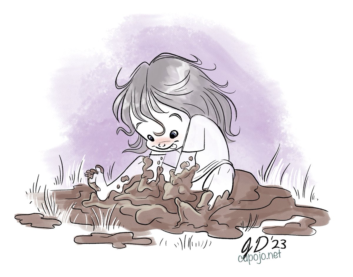 JoTheZette's tweet photo. Just... wipe your feet when you come back inside... #MUD https://t.co/W4RWNnJxoN