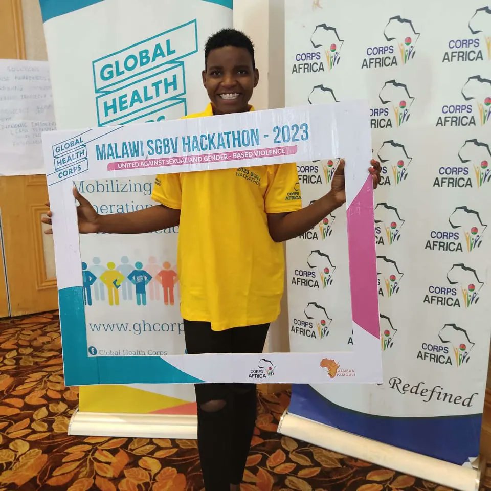 I am glad to have attended the 4-day SGBV Hackathon 2023, organized by Global Health Corps in collaboration with <a href="/CorpsafricaM/">CorpsAfrica/Malawi</a>, Ujamaa Pamodzi Africa and D-Prize . We were trained on how to use the Human-Centered Design to bring better solutions on ending SGBV #networking