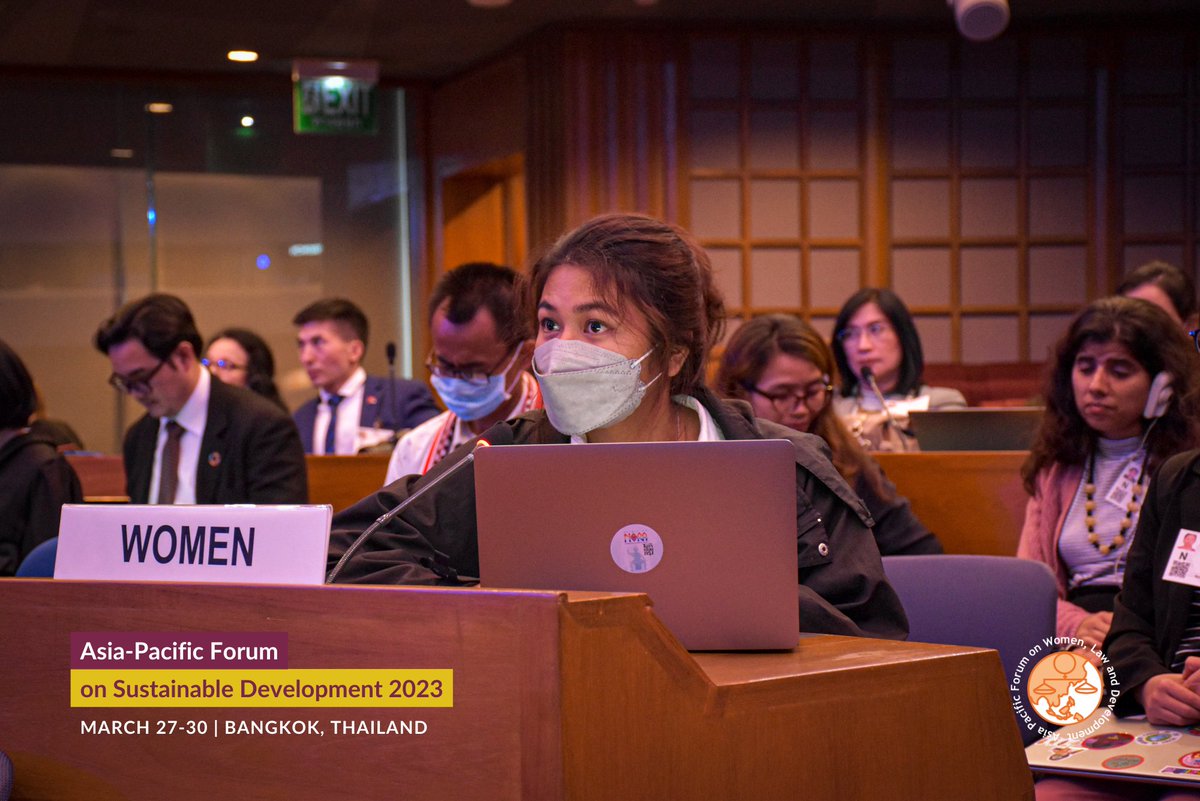 apwld's tweet photo. Winding up #APWLDatAPFSD2023 highlights! 📷
On March 27-30, @apwld #FeministDevelopmentJustice programme members & partners participated in #APFSD 2023 focusing on debt crisis, corporate control of #2030agenda narrative & the needed meaningful partnerships to achieve the goals. https://t.co/ponOd0lpcS