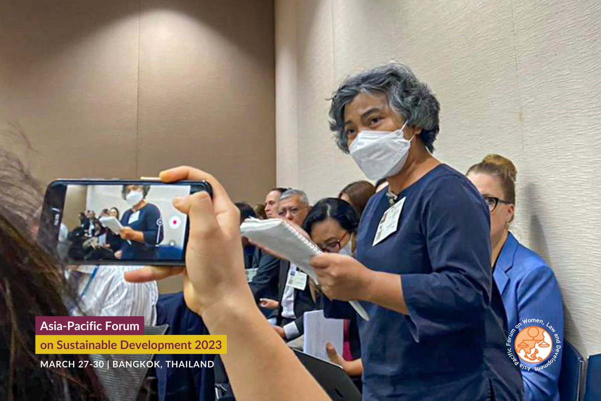 apwld's tweet photo. Winding up #APWLDatAPFSD2023 highlights! 📷
On March 27-30, @apwld #FeministDevelopmentJustice programme members & partners participated in #APFSD 2023 focusing on debt crisis, corporate control of #2030agenda narrative & the needed meaningful partnerships to achieve the goals. https://t.co/ponOd0lpcS