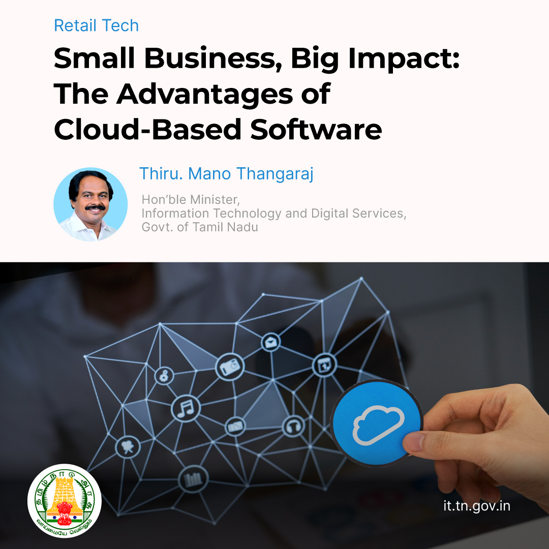 Cloud-based softwares offers flexibility, scalability, and cost-effectiveness that traditional software solutions can't match. This can help small businesses grow with minimum investment. #cloudcomputing #software #retailtech #techforcommonman #tamilnaduforIT #smallbusinesses