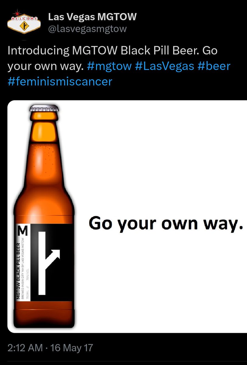 Oh man this was done as a joke but I never thought I would revisit this classic tweet from me regarding beer! Haha 
#mgtow #beer #beergate #wtf #classic #lasvegas
#BudLightWentWoke  #budlightboycott