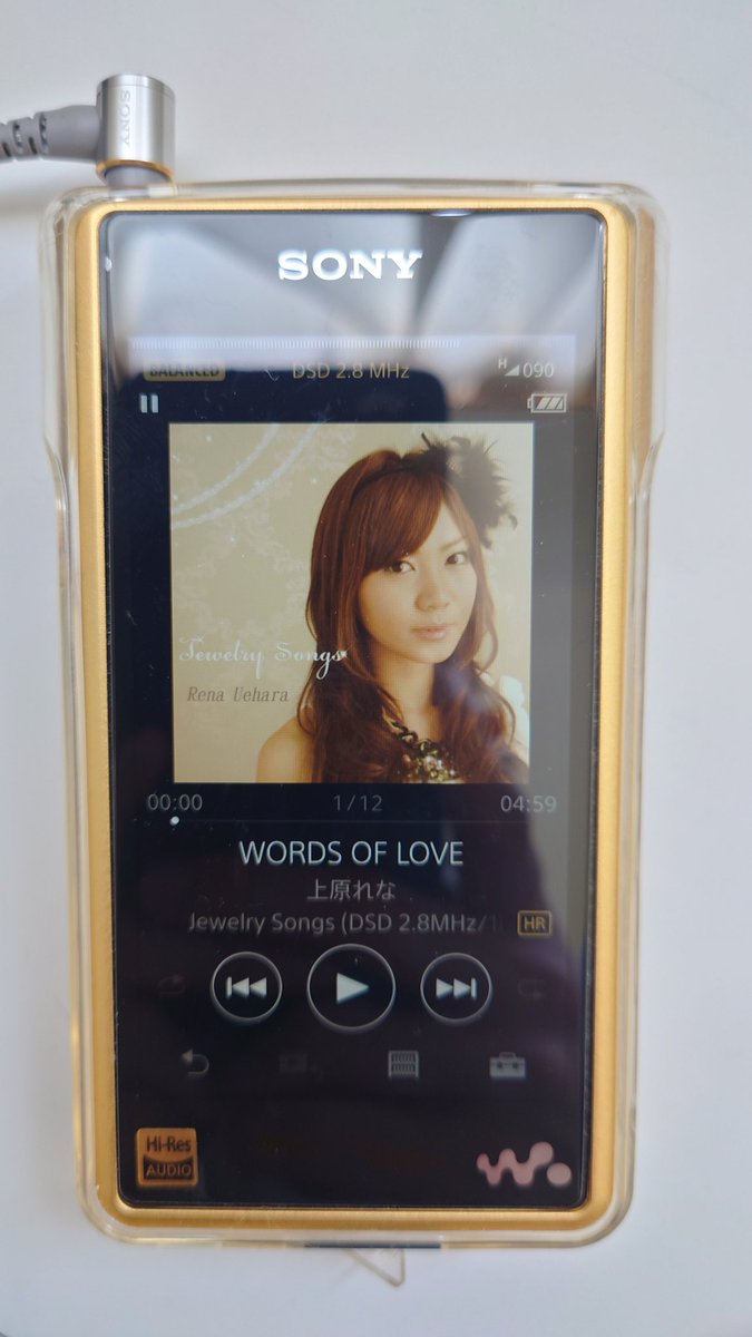 Music_peace_51's tweet photo. 🎧 WORDS OF LOVE / 上原れな
「Jewelry Songs」の作品を聴いていきます😌🎶。
#SONY
#WM1Z
#上原れな さん https://t.co/LnotU0pggn