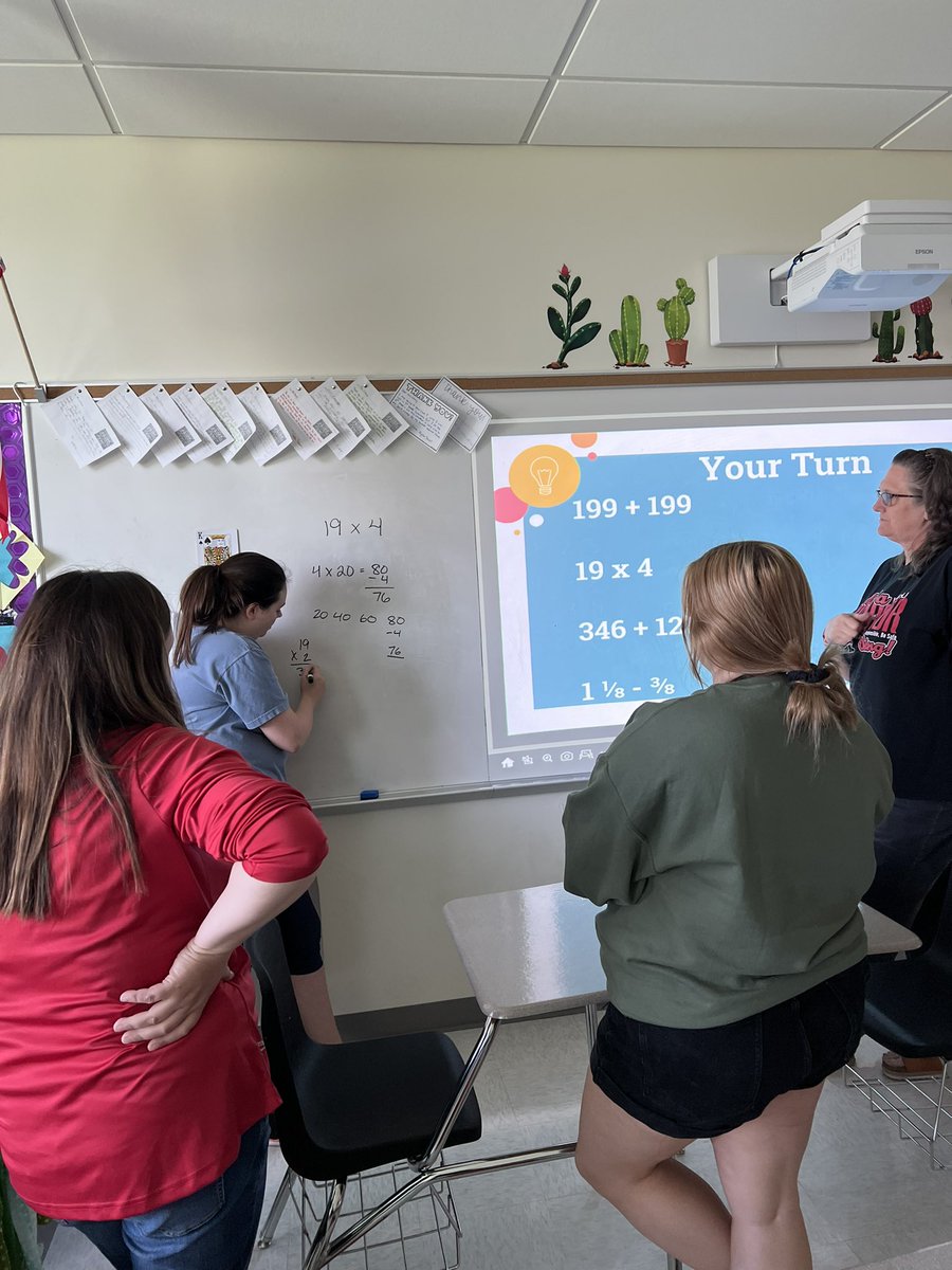 JamiTroth's tweet photo. It was a great day for some Math PD! #richtasks #numbertalks #fluency These teachers are excited and on 🔥 for more! @winfieldschools https://t.co/9JZNXjeDor