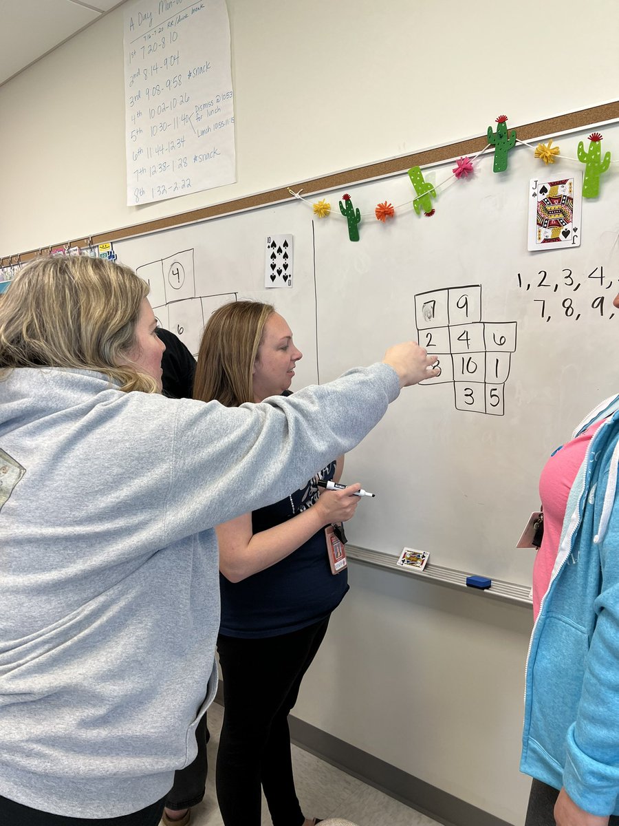 JamiTroth's tweet photo. It was a great day for some Math PD! #richtasks #numbertalks #fluency These teachers are excited and on 🔥 for more! @winfieldschools https://t.co/9JZNXjeDor