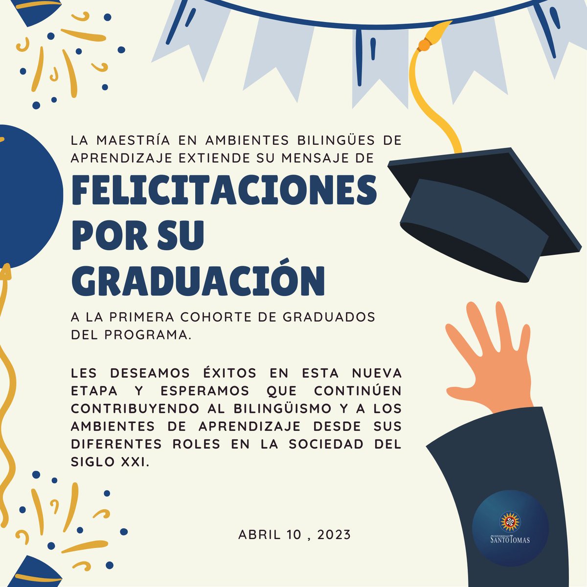mabasantoto's tweet photo. 🎓🥳🎉 #MABA #USTA https://t.co/0BgFdN3FOy