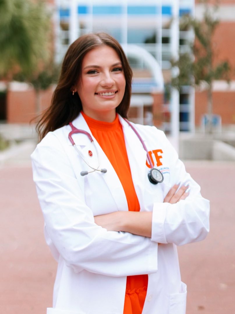 I am so proud to announce that my daughter, Lindsey Rose, who will be graduating from <a href="/UF/">FLORIDA</a> next month, just received a job offer from @AllChildrens! In the same oncology unit where she was treated for leukemia so many years ago. Full circle moment. Feeling so grateful and proud.