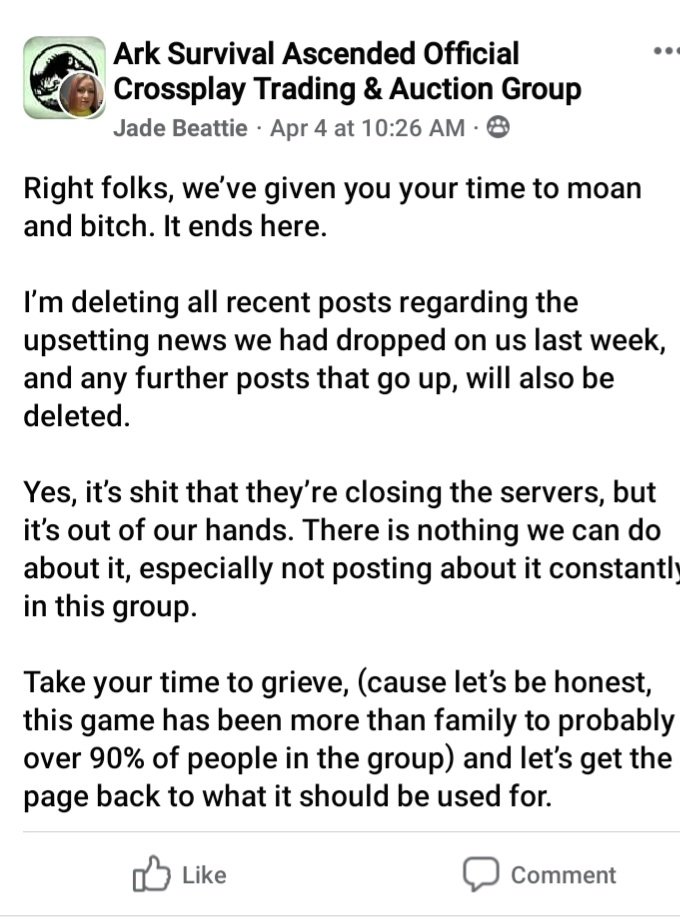 DavidCShaw1's tweet photo. @survivetheark This shit is what does not make sense! We spent our time and money to get f@cked over and then not have the right to speak our opinions. F@ck that! We have to read shit like this too... https://t.co/0swrXOHg19