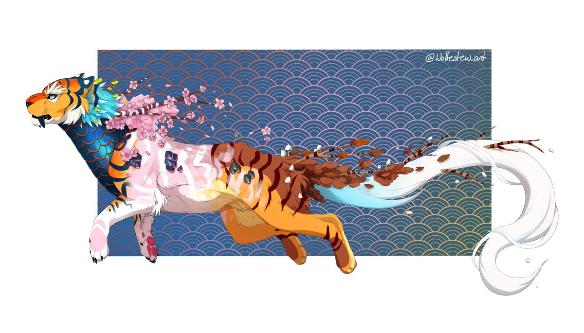 Finished fullbody commission for <a href="/AkiiiChaos/">🐇 Aki 🐇</a> !