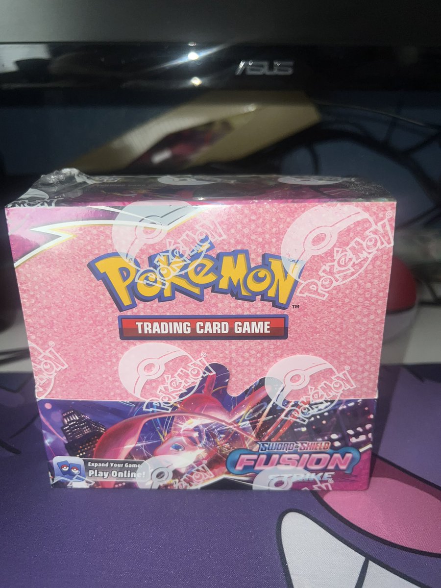 Still have this booster box from a few months ago! Lets see what I get! 😜 #pokemon #fusionstrike