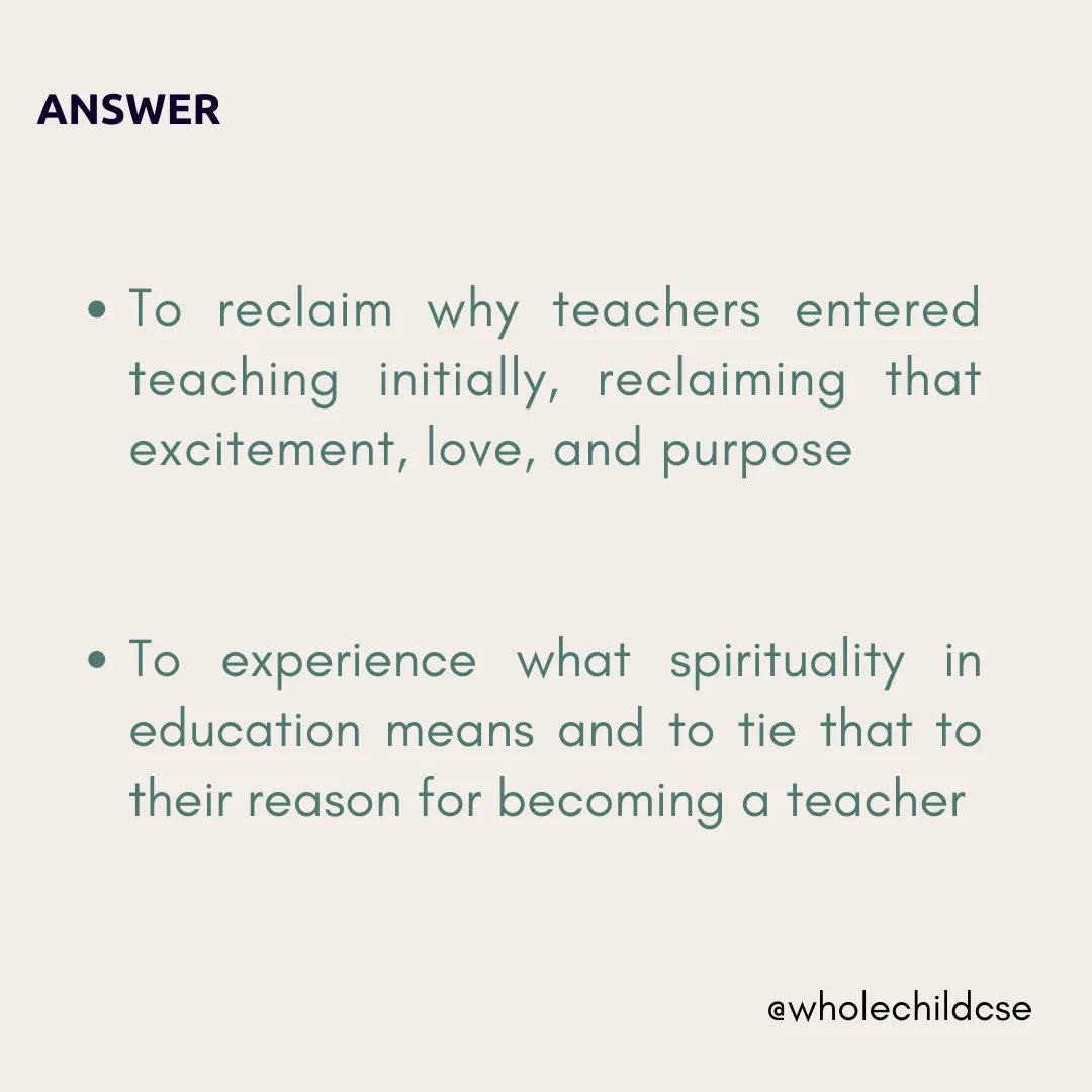 The Collaborative for Spirituality in Education tweet media