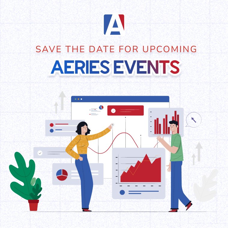 AeriesSIS's tweet photo. It's time to grab your calendar! Whether you want to learn more about queries or connect with likeminded individuals at our Aeries User Group Meetings, we've got something for you! To learn more, visit https://t.co/sozLdPtvcS. https://t.co/rna3GisEqo