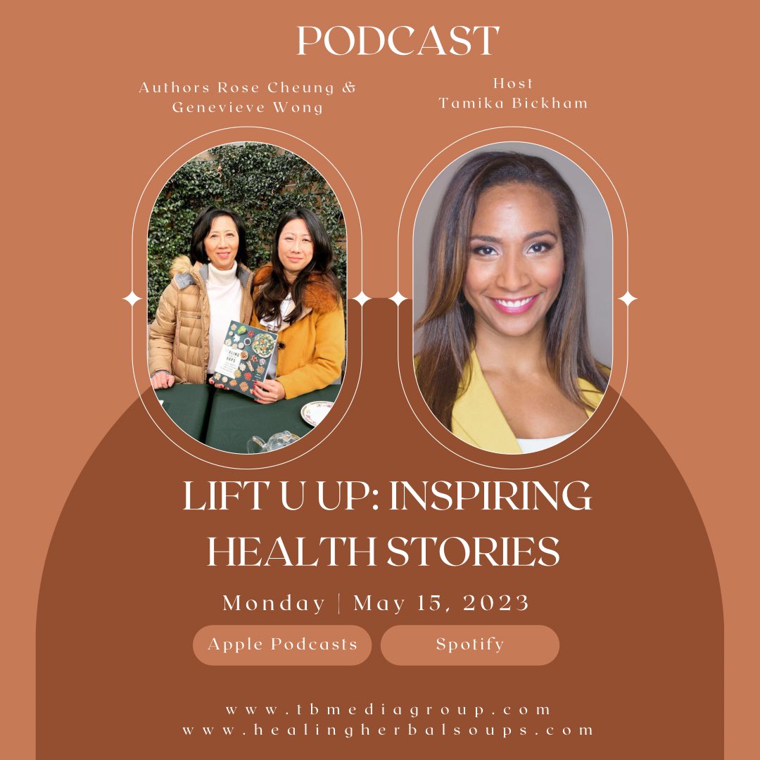 HerbalSoups's tweet photo. W/O our health, we have nothing. Our mental, physical &amp; emotional well-being r must-haves 2 lead happy lives &amp; prosperous businesses. We talk about this &amp; more on Lift U Up, hosted by @TamikaBickham &amp; produced by @PaigeMara7. Our interview hits @Spotify @ApplePodcasts in May! https://t.co/WbPhg2mUA6