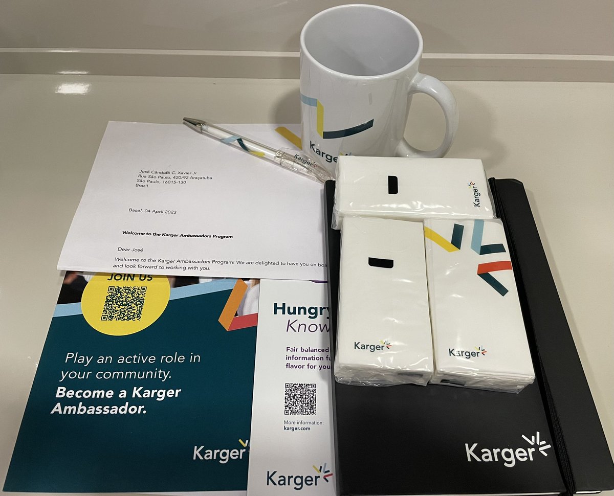 JCandidoXavier's tweet photo. Now it is official:
Iβm a #KargerAmbassador π₯π₯π£π£ππππ§π·π§π·
Iβm quite honored and happy for being part of this amazing team.
#science #MedTwitter #pathtwitter #pathology #medicine https://t.co/z1v8ZuXIpN
