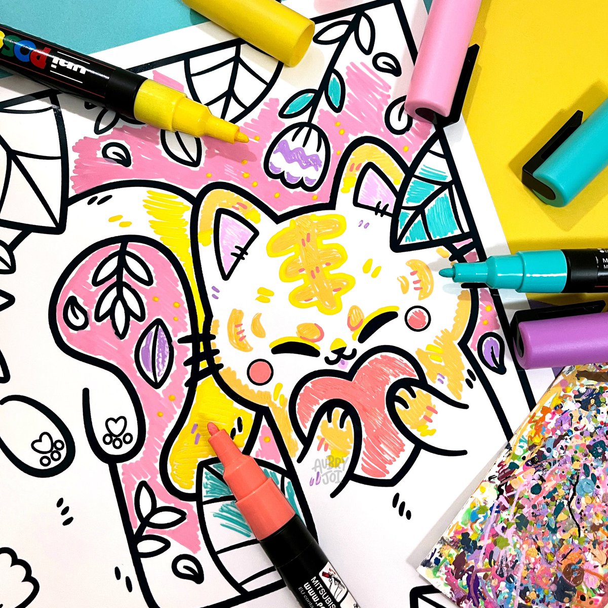 aubryjoi's tweet image. Long cat coloring pages available now! 🐱🖍️💛

🔗⬇️