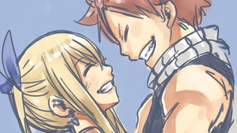 _Nalu4eva_'s tweet photo. It will be very painful if Nalu never becomes canon, but Mashima proves that he has plans for them by drawing Nalu's arts 😌💕 https://t.co/hb8LPWSbLP