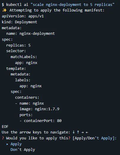 LeandroEduardo's tweet image. kubectl-ai is a game-changer for Kubernetes users. It lets you use natural language to generate and apply manifests using OpenAI GPT. No more YAML headaches. Just tell it what you want and it will do it for you. github.com/sozercan/kubec… #kubernetes #openai #ChatGPT #Azure