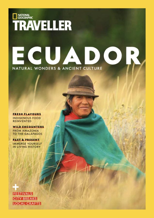 SbastienMlires1's tweet image. ¡Ya está publicada la revista de @NatGeo de Ecuador! Gracias al impulso de @nielsolsenp y el lente de Manuel Avilés. 

🌎 Link de la revista: magazine.natgeotraveller.co.uk/NGT05ecuador/