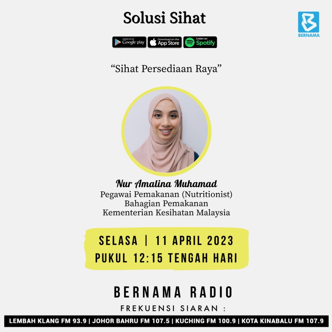 KKMalaysia🇲🇾😷 on Twitter "Dengarkan hari ini Solusi Sihat bersama Cik