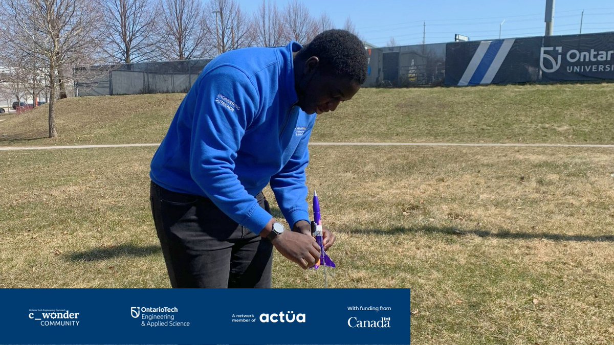 OT_Outreach's tweet image. Grade 4-6 students at our Black Youth #STEM club explored rockets this past weekend! They even got to see a rocket built by Ontario Tech's very own Space and Rocketry team! 🚀☁️

#STEMeducation #CanCode