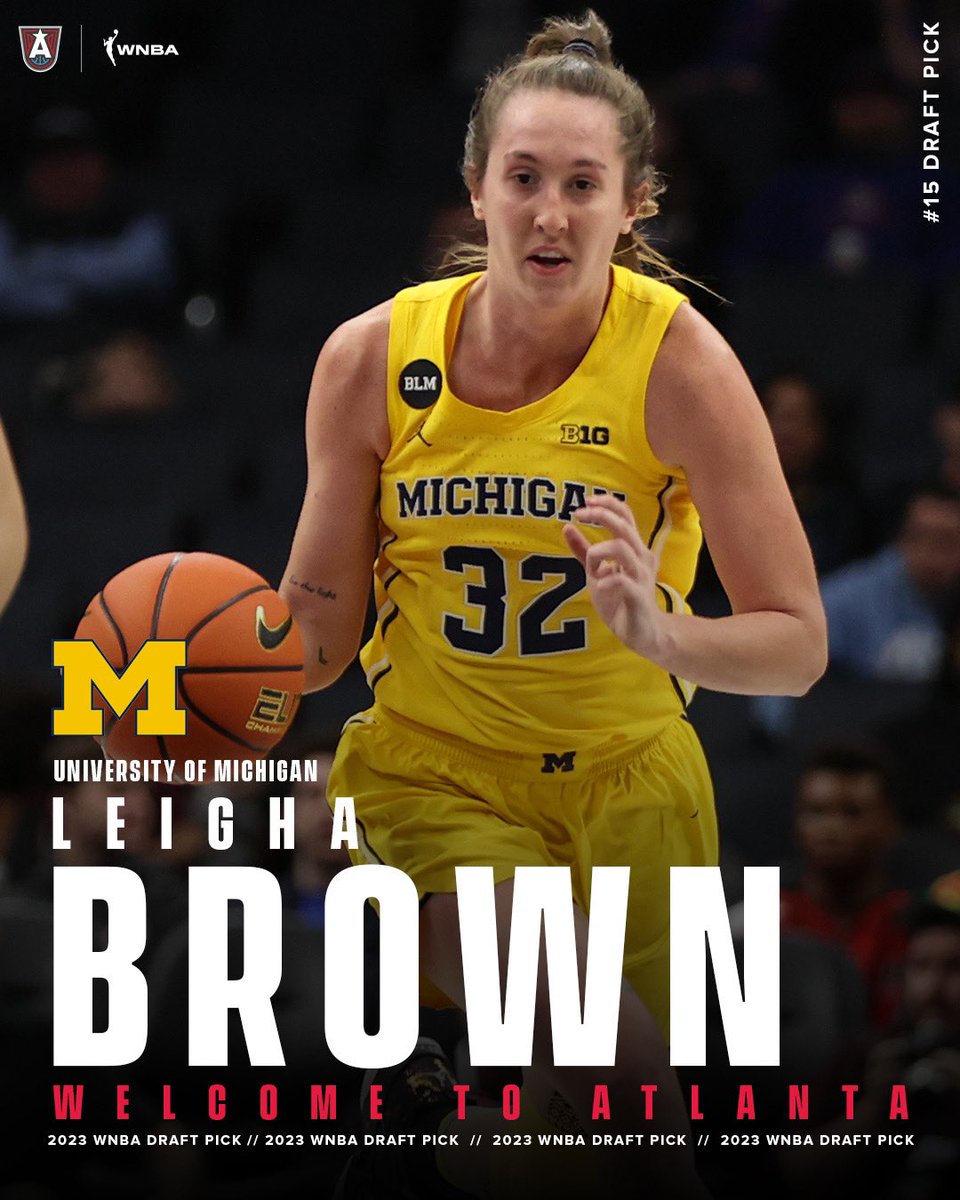 AtlantaDream's tweet photo. Welcome to the Dream @leigha32brown ! 🏀 https://t.co/EKrWqrjeLP