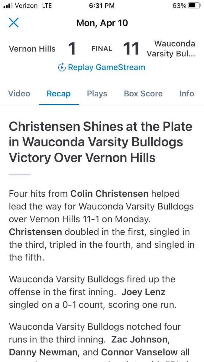 C23Christensen's tweet image. 11-1 win today,0 Strikeouts as a team proud of @GOWHS_Baseball.