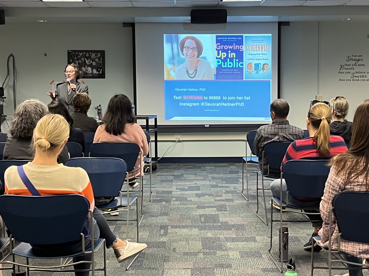 glenview34's tweet photo. #WeAreD34 & we are excited that @DevorahHeitner is sharing her knowledge about rebalancing tech with families. https://t.co/4J8mlrYA5r