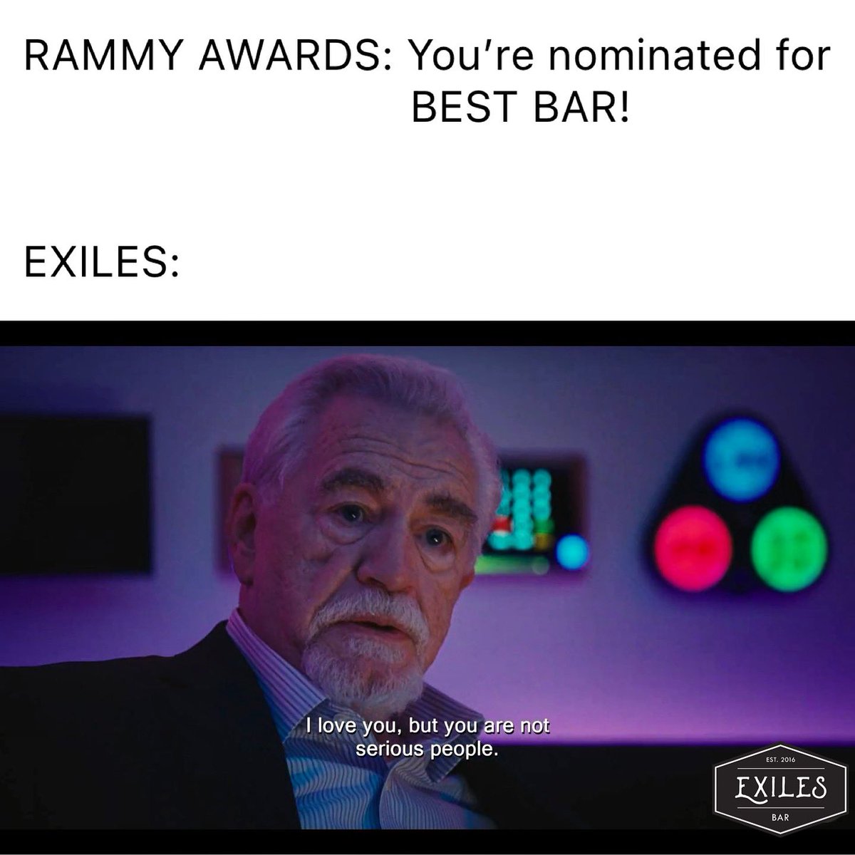 ExilesBarDC's tweet photo. Unreal! More photos later - shameless ask for more votes tomorrow. THANK YOU to everyone who got us here!
.
.
.
#exilesbar #exilesbardc #ustreet #ustreetdc #dcbars #rammys #letsdothis #vote #spoileralert💀 @RAMWdc https://t.co/iaHSzgw2sA