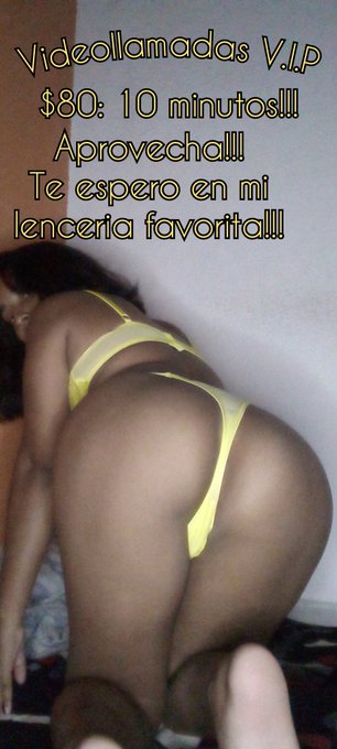 Hoy regreso a las videollamadas hot!!! La tendre en promo hoy y toda la semana!!! Escribeme por privado