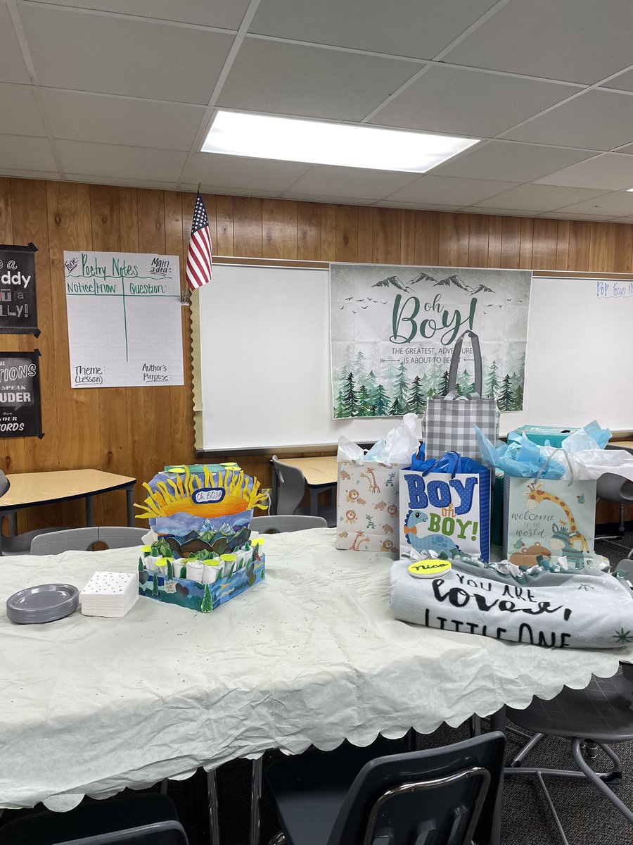 HeatherPinones's tweet photo. What a precious little baby shower from the best team! 👶🏻💙 I’m blessed to work with such amazing co-workers. Thank you all!! @LongoriaKathryn @MrsGinaWang1 @LlamaTeaches6th @MrsPruitt4 @Smith_ELA_CCIS https://t.co/2O1oQaiXpb
