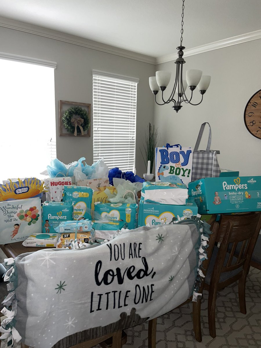 HeatherPinones's tweet photo. What a precious little baby shower from the best team! 👶🏻💙 I’m blessed to work with such amazing co-workers. Thank you all!! @LongoriaKathryn @MrsGinaWang1 @LlamaTeaches6th @MrsPruitt4 @Smith_ELA_CCIS https://t.co/2O1oQaiXpb