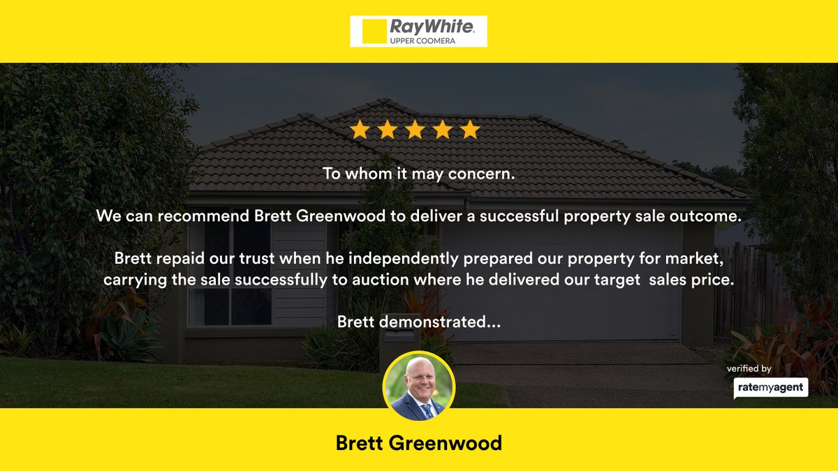 Thank you for entrusting me to sell your investment property. Such a great result for all.  #brettgreenwood #raywhiteuppercoomera #happyvendor #sold #number1agency #willowvale