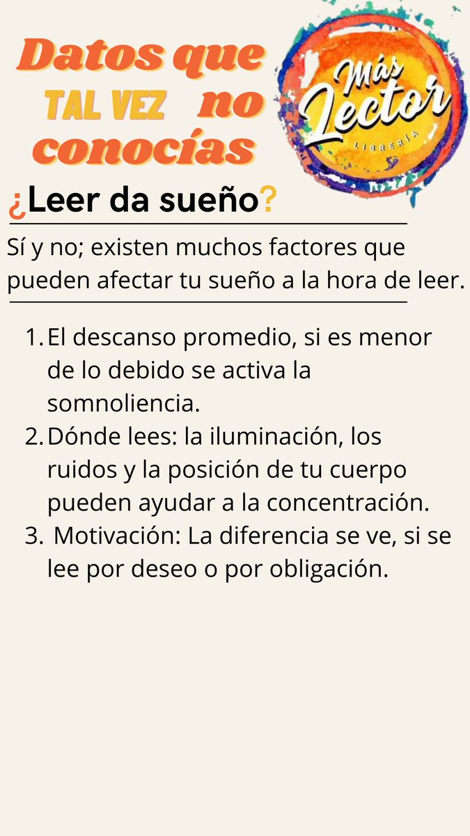 Maslector1's tweet photo. Hábitos para leer desde librería Más Lector. #leeunlibrosiempre #lectores #libros #habitos https://t.co/C24AxIJ5hb