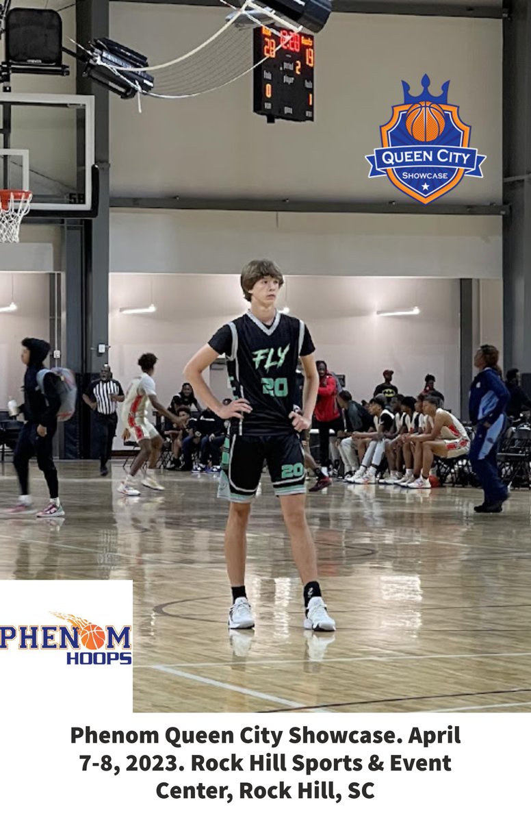 Had a great weekend in Rock Hill, SC with @TeamF_L_Y at Phenom Hoops Queen City Showcase. Coen Miller class of 2026 @Coenmiller2026 #PhenomQueenCity (Game 1) 15 points, 5 reb ,3 steals, 2 assist, 1 block (Game 2) 8 points, 4 reb , 2 blocks, 1 assist