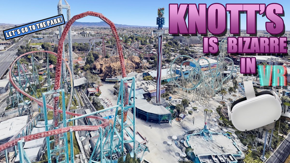 LetsGo2ThePark's tweet photo. I've been to Knott's in real life and in VR. Both have advantages. VR is great because of the lack of crowds, but the boysenberries taste like electricity and liquid crystal display. Check out my last experience there:
https://t.co/mCW0wNOgD4
#knotts #vr #letsgotothepark https://t.co/mKkasfyKDI
