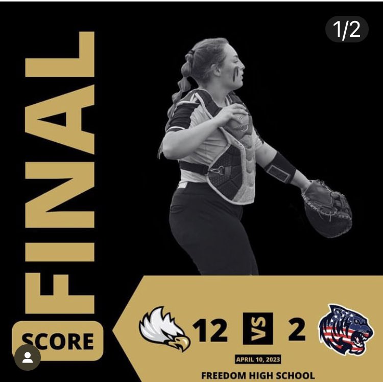 Softball with a solid win!