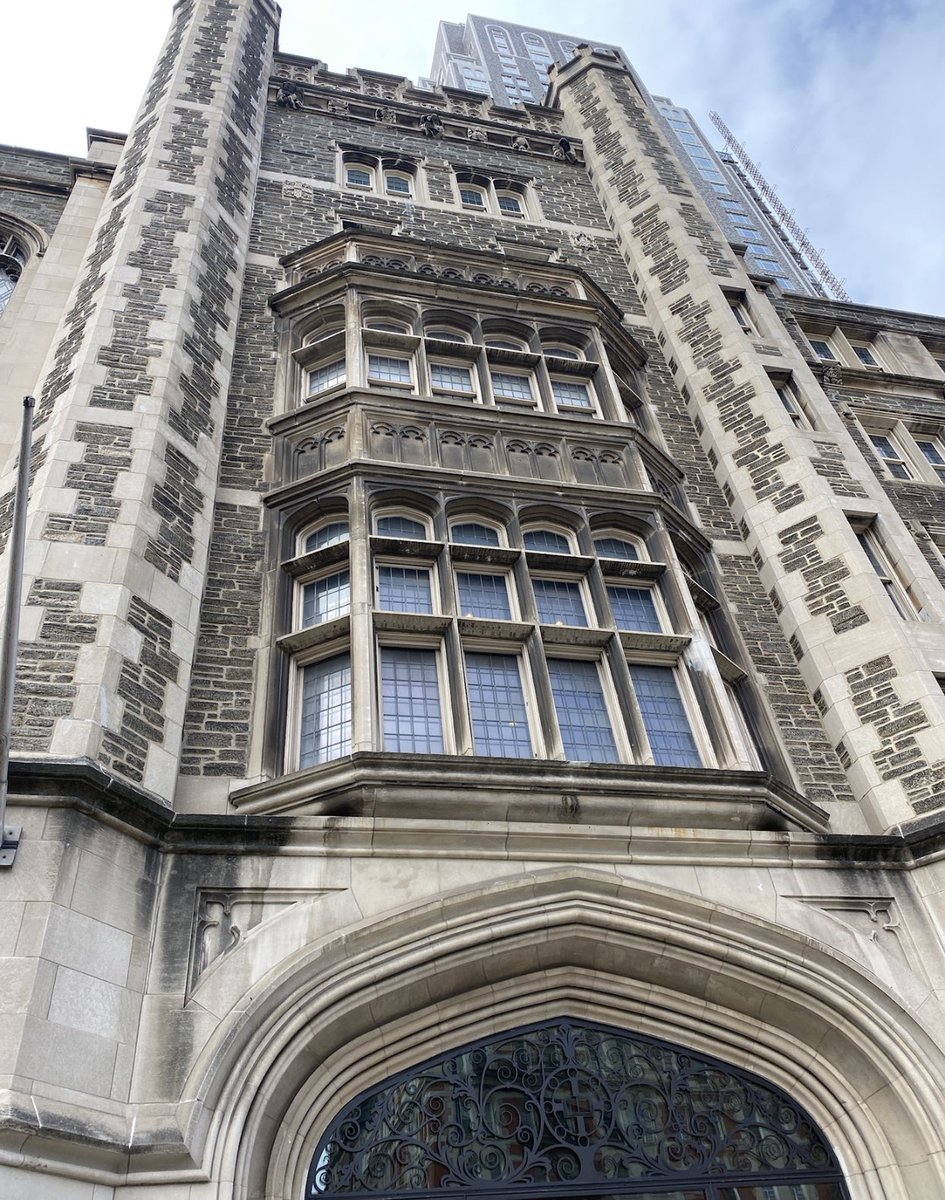 malachiobrien's tweet photo. Today is the anniversary of the hanging of Bonhoeffer by the order of Hitler. (April 9, 1945) 

@ericmetaxas showed me on a long run in NYC  that the first set of windows was the “prophets chambers” where #dietrichbonhoeffer stayed at Union Seminary right before he went back to Germany. 

The last words of the brilliant and courageous 39-year-old opponent of Nazism were “This is the end—for me, the beginning of life.”

I am 39 years old and desire to live courageously and dangerously for Jesus. Even if it costs me everything. Even if I am misunderstood. 

We need more Bonhoeffers in the American church today.