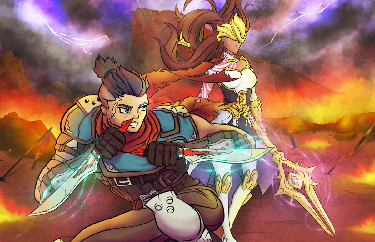 Here's my entry for the #OVWRART had a lot of fun making this one, hope you guys like it♥️ 

 <a href="/Iron_Stylus/">Michael - Toxic Misanthrope Era</a> <a href="/HeyJeremyHorn/">Horn</a> #BeWorthy