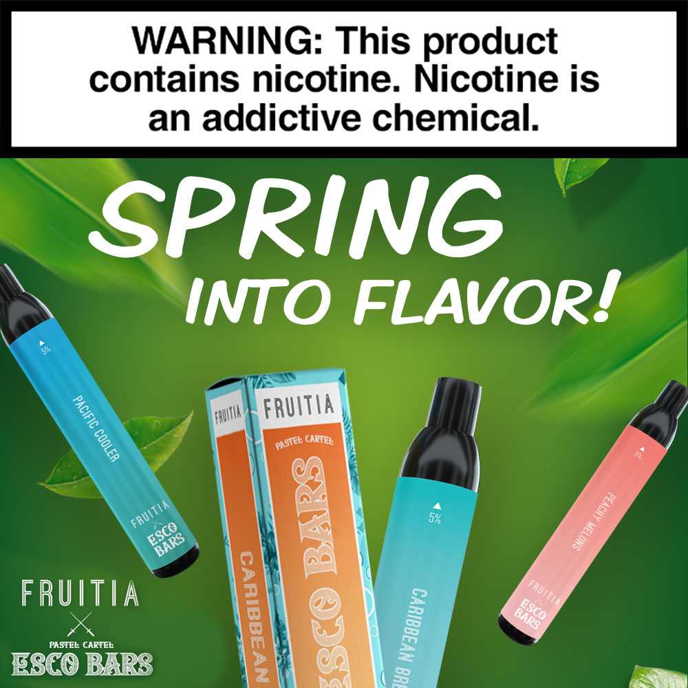 🐇 Spring Into Flavor With Fruitia!
.
.
.
#vape #vapedisposables #vapepic #vapeshop #eliquid #vapenation #ejuice #vapelife #vapedaily #instavape #vapefam #vapor #vapepics #vapelyfe #vapelikeaboss #midwestgoods #wholesaleeliquid #ecig