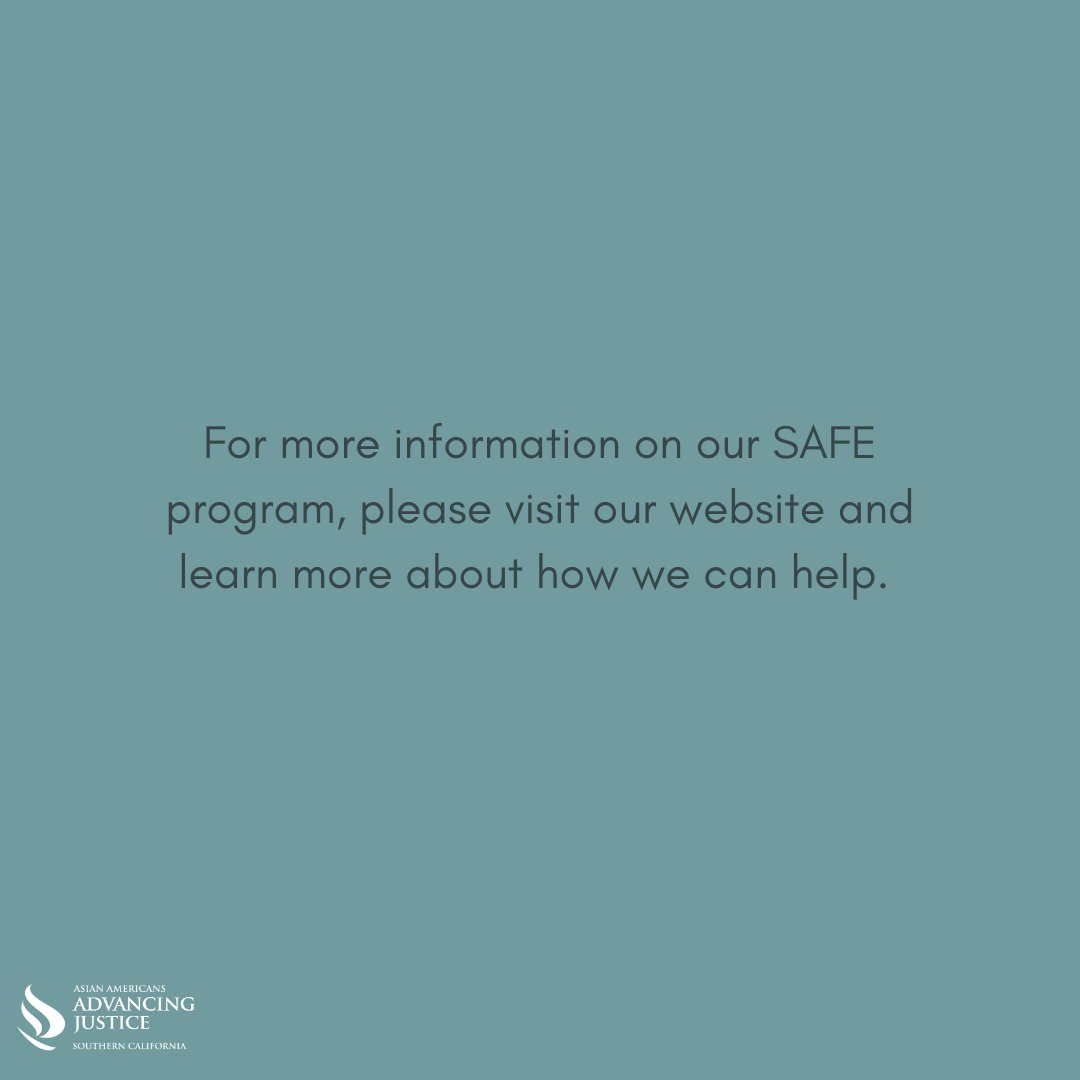 ajsocal_'s tweet photo. April is SA Awareness Month.
Our Survivor and Family Empowerment unit (SAFE) provides legal services that assist survivors of sexual violence. Call our helplines or visit https://t.co/BSPqOQrtar for more info ๐ป๐
#ajsocal #aapi #asianamerican #sexualassaultawarenessmonth https://t.co/PKXNvC7mPB