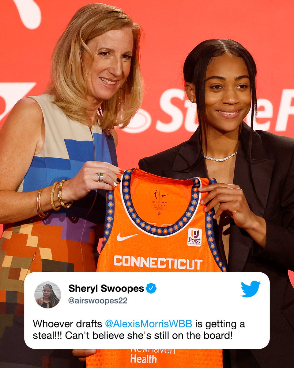 Alexis Morris is headed to the Connecticut Sun ☀️ #WNBAdraft