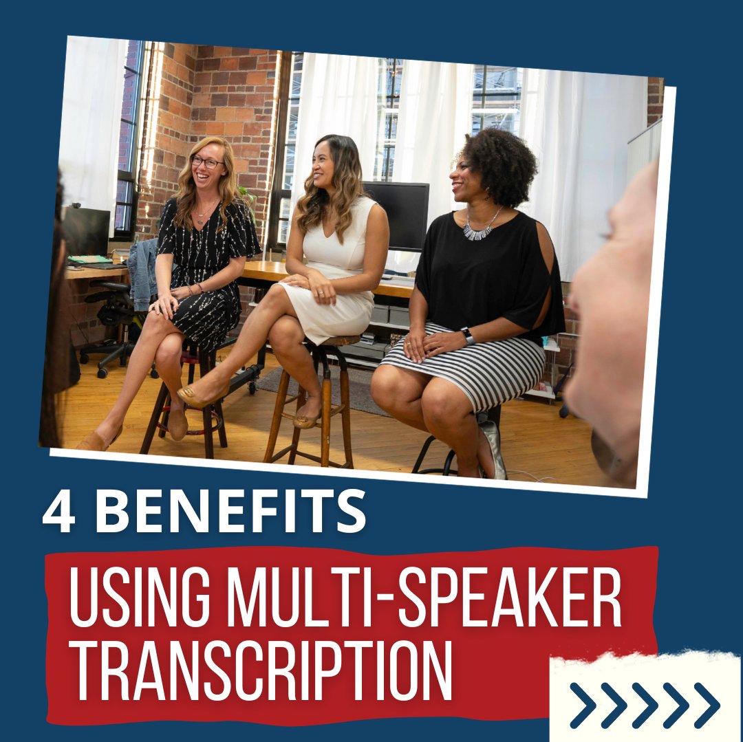 SpeakWriteUS's tweet image. Faster, more accurate, and easily searchable transcripts are just a few clicks away with our multi-speaker transcription service. Contact us today to learn more! #multispeakertranscription #fastturnaround #accuratetranscripts #costeffective #speakwrite #humantranscription