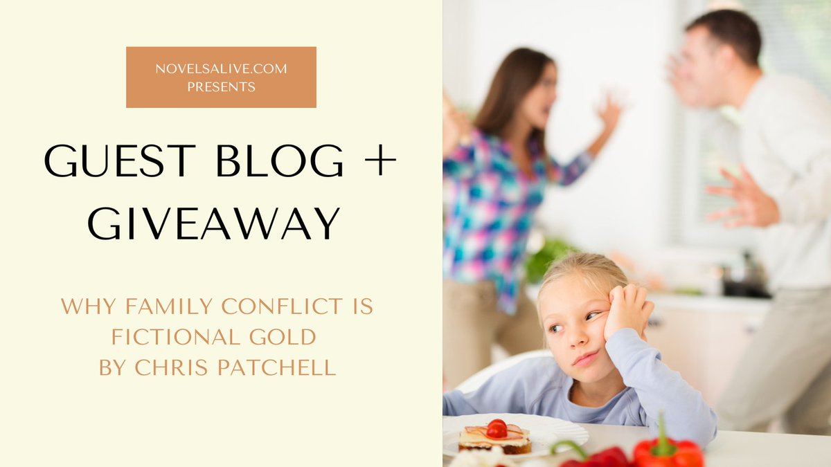 LOVE this #author insight ... Why Family Conflict is Fictional Gold by <a href="/chris_patchell/">Chris Patchell</a> #GuestPost on <a href="/NovelsAlive/">Novels Alive</a>! bit.ly/3WYIPRb | #whattoread #bookstoread #instamystery #bookstagramblogger #booksaremagic #booksonbooks #suspense #thriller #chrispatchell