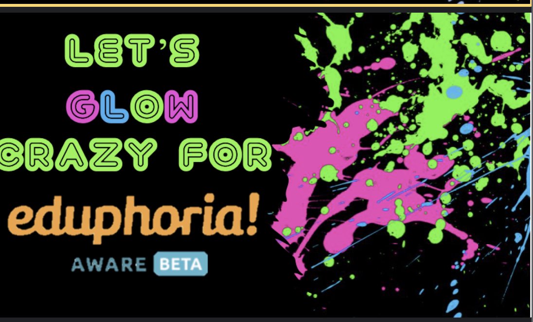 LizMunster03's tweet photo. We were #glowingcrazy about the Eduphoria Aware Beta update and Comal U courses today! @GardenRidgeElem @Ktbiggs00 @hanna_schramm @sb_stagg https://t.co/1xrLw54jGa